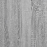 ZNTS Coffee Table Grey Sonoma 100x50x50 cm Engineered Wood and Metal 845359