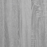 ZNTS Coffee Table Grey Sonoma 100x50x50 cm Engineered Wood and Metal 845359