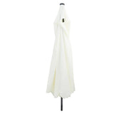 Garden Parasol Sand and Anthracite 395 x 395 x 245 cm Polyester 42003644