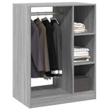 Wardrobe Grey Sonoma 77x48x102 cm Engineered Wood 840812