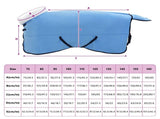 Horse Blanket Full Aqua 135 cm Polar fleece 42013333