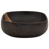 Countertop Basin Black Oval 59x40x14 cm Ceramic 155106