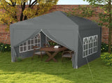 3 x 3 Meters Pop Up Water Resistant Gazebo Wedding Camping Party Tent Canopy Marquee with Carry Bag T3398P310882