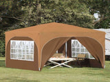 Pop-up Party Tent 290 x 290 x 245 cm Beige 42019870