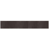 Rug Rectangular Dark Brown 80x500 cm Bamboo 376797