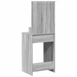 Dressing Table Grey Sonoma 50 x 41 x 135 cm Engineered Wood 865123