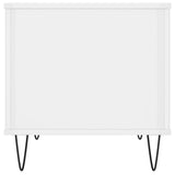 ZNTS Coffee Table High Gloss White 60x44.5x45 cm Engineered Wood 830950