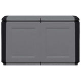 Garden Storage Box 96x53x57 cm 230 L Dark Grey and Black 151817
