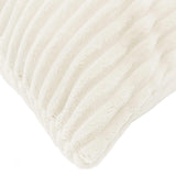 Cushion Cover 12 pcs HEERLEN Cream 45 x 45 cm Corduroy 910395