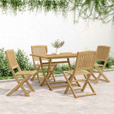 Folding Garden Chairs 4 pcs 44x50x88 cm Solid Wood Acacia 365744
