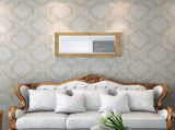 Wall Mirror Baroque Style 100x50 cm Gold 243680