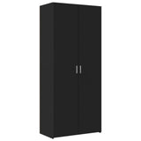 Highboard Black 80x42.5x249 cm Engineered Wood 3281365