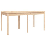 7 Piece Garden Dining Set Solid Wood Pine 3154713