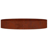 Planter Ring Rusty 120 x 120 x 20 cm Weathering Steel 873646
