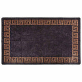 Rug Washable 120x180 cm Black and Gold 337930