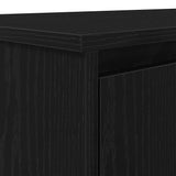 Desk Black Oak 120x42x76 cm Engineered Wood 861815
