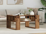 Coffee Table Old Wood 66 x 49.5 x 45 cm Engineered Wood 8000122