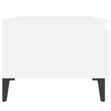 Side Tables 2 pcs White 50x46x35 cm Engineered Wood 819517