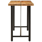 Bar Table 180x70x107 cm Solid Wood Mango and Iron 356383