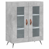Highboard Concrete Grey 69.5x34x180 cm Engineered Wood 3199597