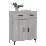 Sideboard Grey Sonoma 69.5x34x90 cm Engineered Wood 827986