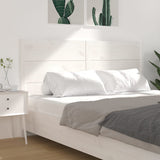 Headboard White 146x4x100 cm Solid Wood Pine 818721