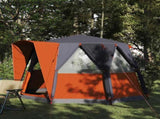 Cabin Tent 3-Person Grey and Orange 320 x 320 x 203 cm 42004034