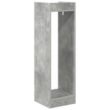 Plant Stand with Shelf 2 pcs Concrete Grey 30 x 30 x 100 cm 899569