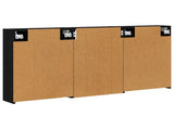 Bathroom Cabinet Set 3 pcs 126 x 16 x 62.5 cm Engineered wood 3403825