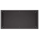 Garden Planter 2 pcs Black 40 x 20 x 50 cm Cold-rolled Steel 8005415