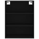 Highboard Black 69.5x34x180 cm Engineered Wood 3190014