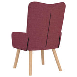 Armchair Wine Red 63 x 67 x 94 cm Fabric 42001827