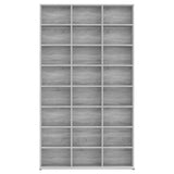 ZNTS CD Cabinet Grey Sonoma 102x23x177.5 cm Engineered Wood 815091