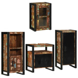 Bathroom Furniture Set 4 pcs Multicolour Solid Reclaimed Wood 3305693