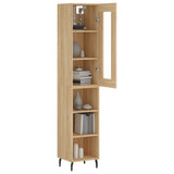 Highboard Sonoma Oak 34,5x34x180 cm Engineered Wood 3199380