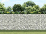 Gabion Raised Beds 3 pcs 30x30x200 cm Iron 151251