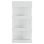 Bar Table with Storage Rack High Gloss White 100x50x101.5 cm 809455