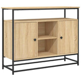 Sideboard Sonoma Oak 100x35x80 cm Engineered Wood 835540