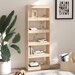 Book Cabinet/Room Divider 60x30x167.5 cm Solid Wood Pine 808173