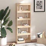 Book Cabinet/Room Divider 60x30x167.5 cm Solid Wood Pine 808173