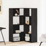 Wardrobe 2 pcs Black Oak 85 x 85 x 140 cm Engineered Wood 3345124