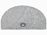 Parasol Base Granite 10 kg Curved Grey 45069