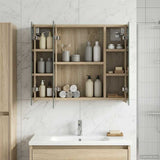 Bathroom Mirror Cabinet Sonoma Oak 60 x 14.5 x 50 cm 889073