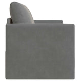 Folding Sofa Bed Dark Grey 124 x 71 x 78 cm Velvet 42030516