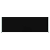 Patio Retractable Side Awning 200x600 cm Black 317970