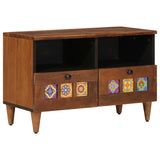 Coffee Table with Drawer Brown 80 x 54 x 40 cm Solid Mango Wood 4018237