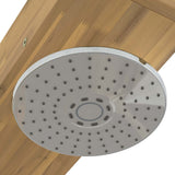 Outdoor Shower 210.5 cm Solid Acacia Wood and Stainless Steel 903123