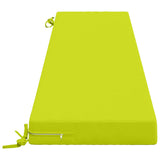 2-Piece Bench Cushions SOEST 2 pcs 100% Polyester Bright Green 950037