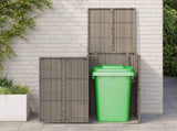 Box Garbage Bin Box Grey 65 x 80 x 115 cm Polyethylene 42008241