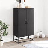 Highboard Black 68.5x38.5x123.5 cm Steel 846494